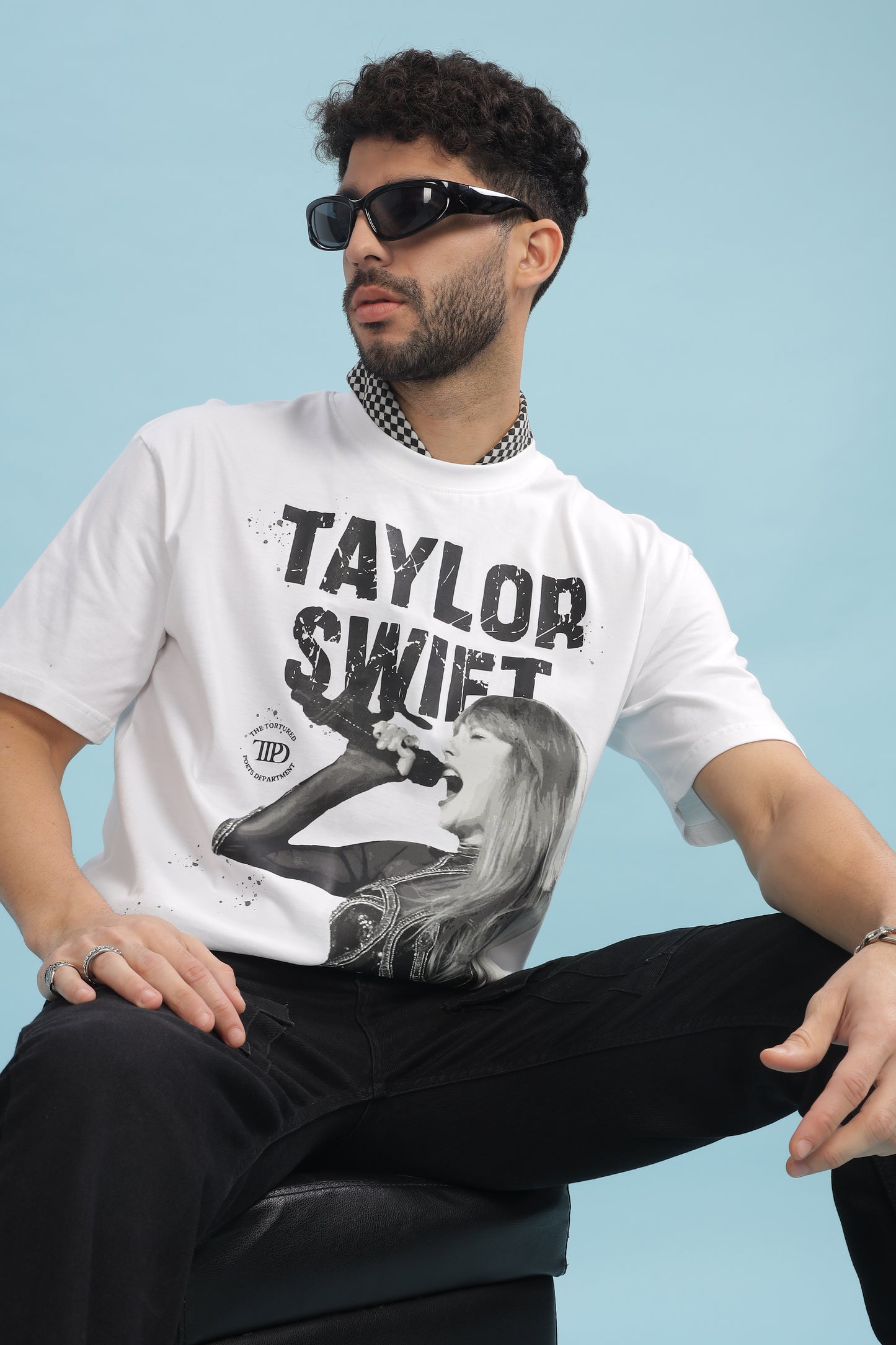 Men's Oversized T-shirt in White - Taylor Swift | TPD
