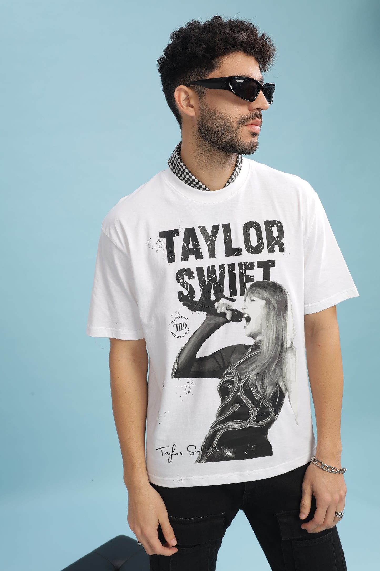 Men's Oversized T-shirt in White - Taylor Swift | TPD