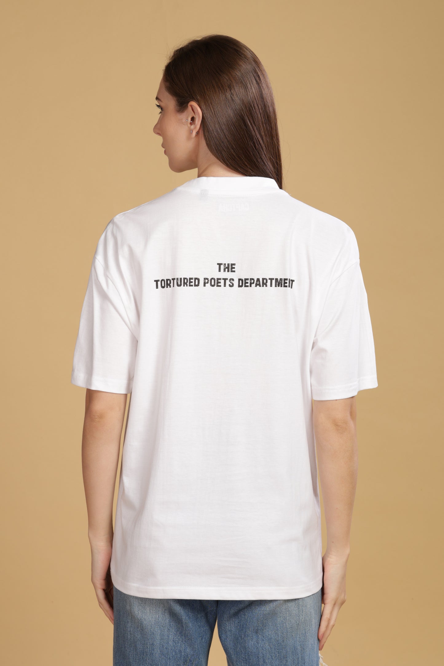 Women's Oversized T-shirt in White - Taylor Swift | TPD