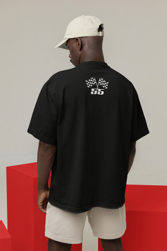 Formula Car Race Tshirt in Black color