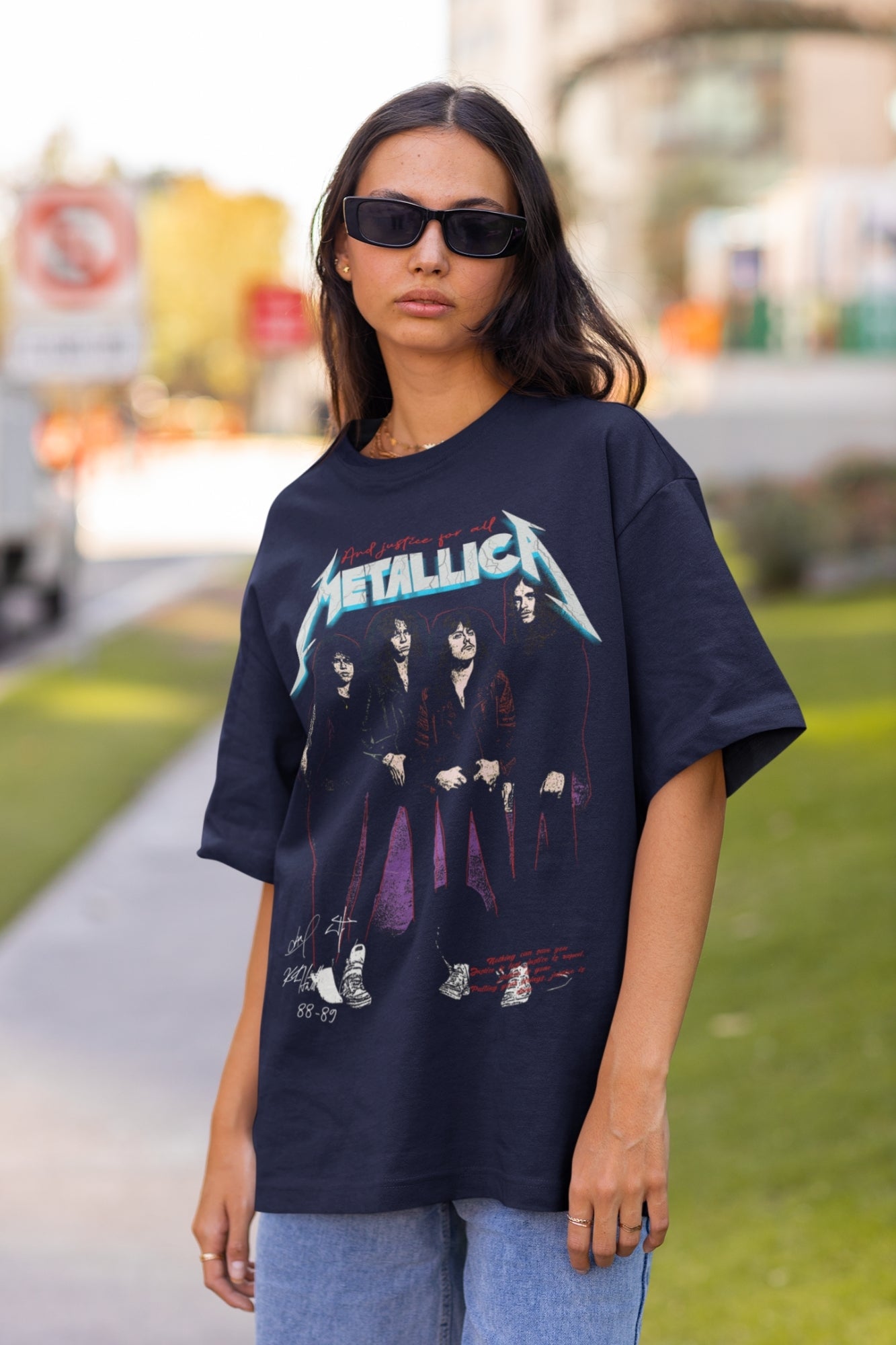 Navy Blue Metallica Tshirt