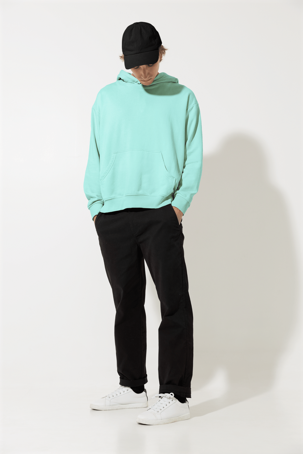 Men's Hoodie in Mint color