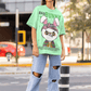 Women's Oversized T-shirt in Mint - Bad Bunny