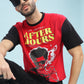 Men's Red Black Oversized T-shirt - WEEKND | AFTER HOURS