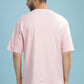 Men's Oversized T-shirt in Baby Pink - Travis Scott