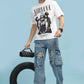 Men's Oversized T-shirt in White - Nirvana