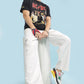 Men's Oversized T-shirt in Black - ACDC