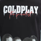 Men's Oversized T-shirt in Black - Coldplay