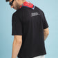 Men's Oversized T-shirt in Black - Coldplay
