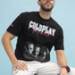 Men's Oversized T-shirt in Black - Coldplay