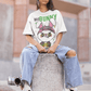 Women's Oversized T-shirt in White - Bad Bunny