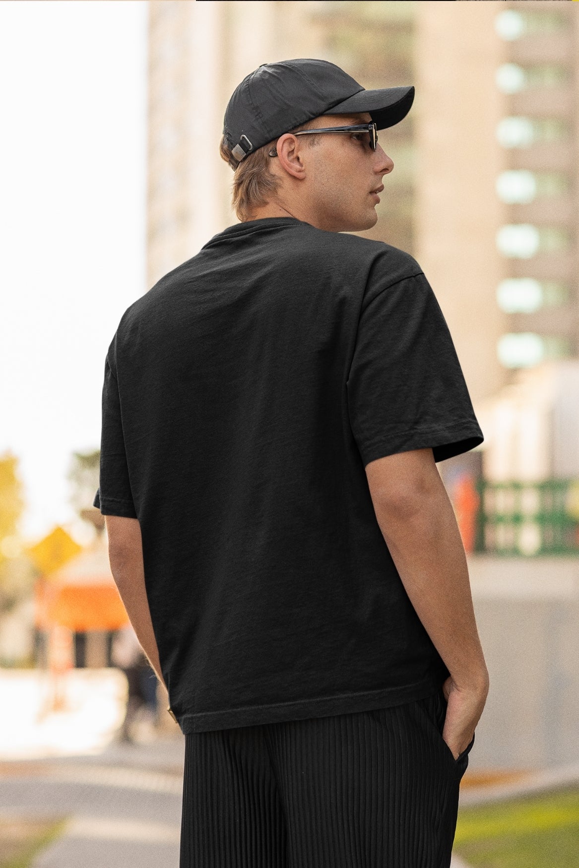 Black Oversized Tee