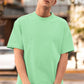 Men's Oversized T-shirt Solid Mint