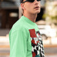 Men's Mint Oversized T-shirt - Tanjiro Kamado | Anime