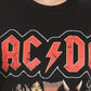 Women's Oversized T-shirt in Black - ACDC