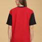 Women's Red Black Oversized T-shirt - WEEKND | AFTER HOURS