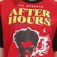 Women's Red Black Oversized T-shirt - WEEKND | AFTER HOURS