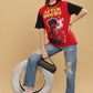 Women's Red Black Oversized T-shirt - WEEKND | AFTER HOURS