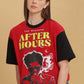 Women's Red Black Oversized T-shirt - WEEKND | AFTER HOURS