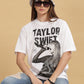 Women's Oversized T-shirt in White - Taylor Swift | TPD