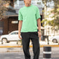 Men's Oversized T-shirt Solid Mint