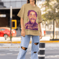 Women's Oversized T-shirt in Beige color - Post Malone