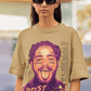 Women's Oversized T-shirt in Beige color - Post Malone