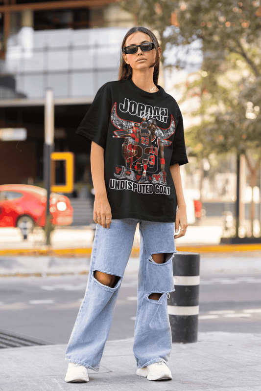 Black Oversized Tee Jordan Legacy