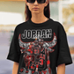 Black Oversized Tee Unisex Michael Jordan Bull