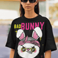 Women's Oversized T-shirt in Black - Bad Bunny