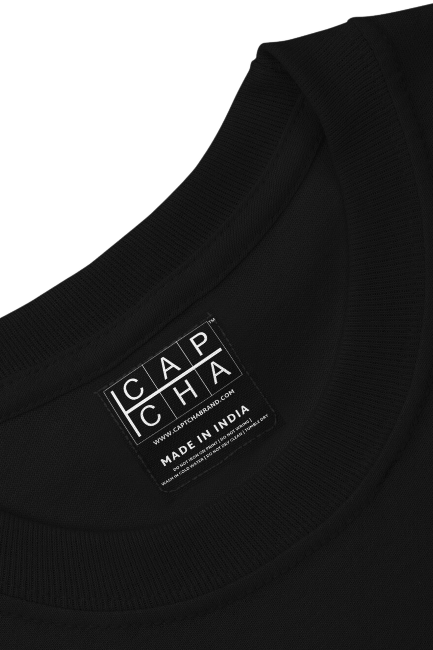 Black Tee Brand Label