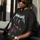Metallica Band Black Oversized Tshirt