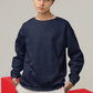 Men's Sweatshirt in Solid Navy Blue