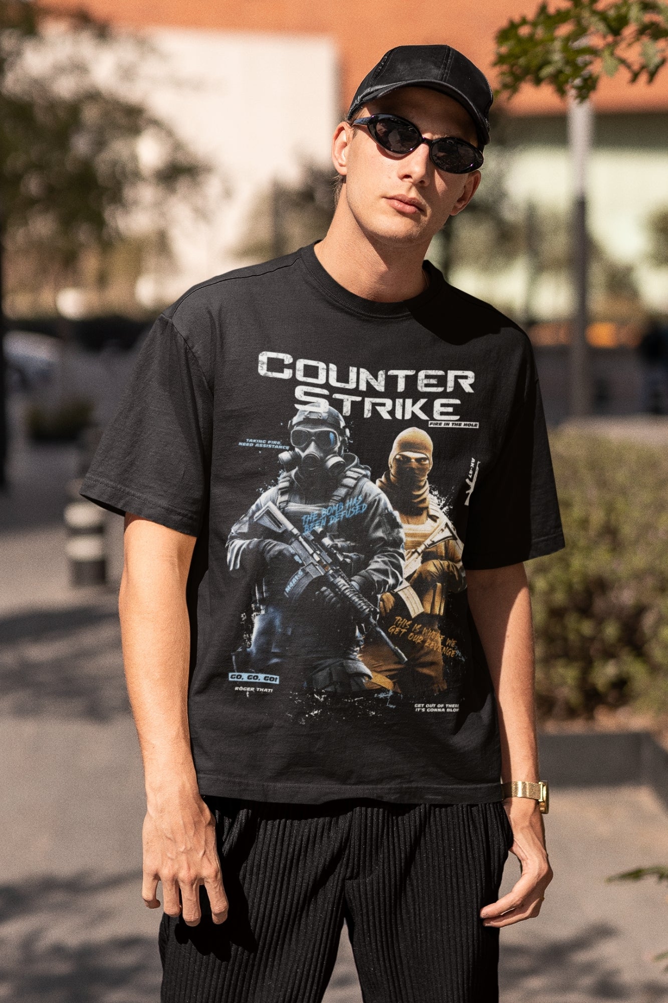 Oversized Tshirt in Black color