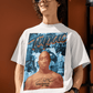 Unisex White Tupac Oversized Tee