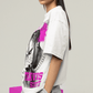 White Oversized Tshirt for Women side view