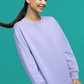 Women's Sweatshirt in Solid Lavender