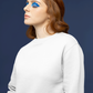 Women's Sweatshirt in Solid White