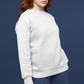 Women's Sweatshirt in Solid White