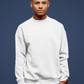 Men's Sweatshirt in Solid White