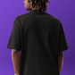 Black Oversized Tee Back side