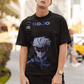 Gojo Anime Black Oversized Tee