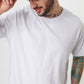Men's Oversized T-shirt Solid White CAPTCHA