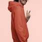 Men's Hoodie in Coral color