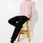 Men's Hoodie in Light Baby Pink color