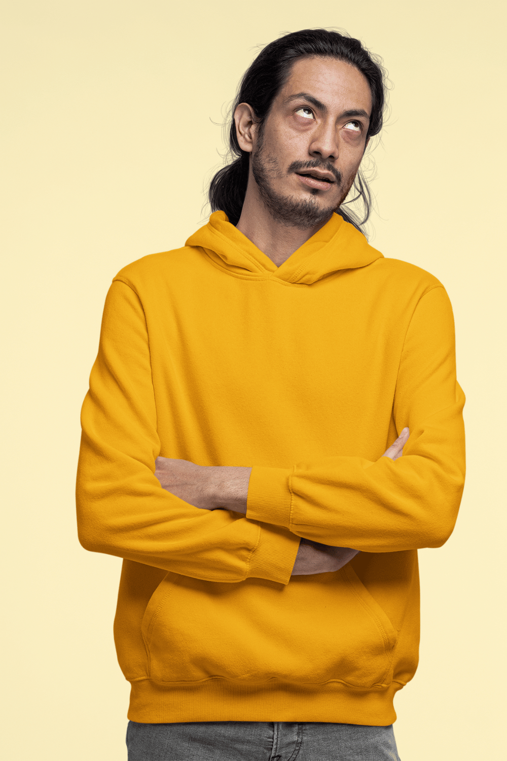 Mustard Yellow Hoodie for Men