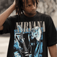 Nirvana Print in Black oversized T-shirt Nirvana Print in Black oversized T-shirt