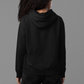 Women's Hooded Sweatshirt in Solid Black CAPTCHA