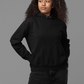 Women's Hooded Sweatshirt in Solid Black CAPTCHA