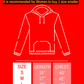 Women's Hooded Sweatshirt in Solid Red CAPTCHA